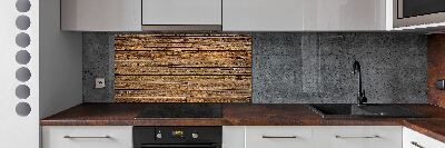 Panneau pour cuisine Mur en bois