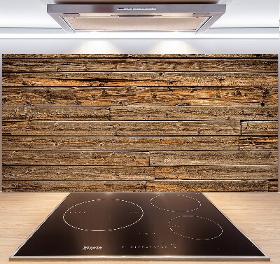 Panneau pour cuisine Mur en bois