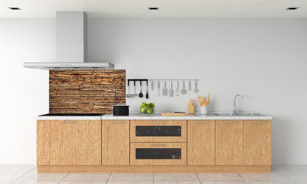 Panneau pour cuisine Mur en bois