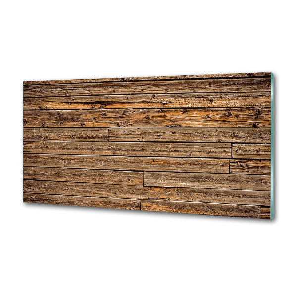 Panneau pour cuisine Mur en bois