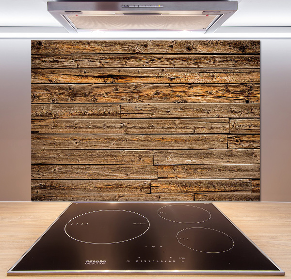 Panneau pour cuisine Mur en bois