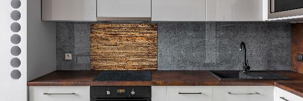 Panneau pour cuisine Mur en bois