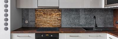 Panneau pour cuisine Mur en bois