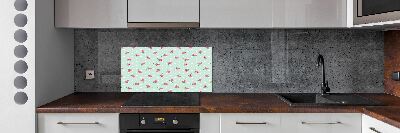 Crédence en verre avec motif Roses design