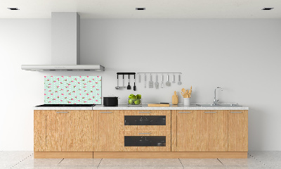 Crédence en verre avec motif Roses design