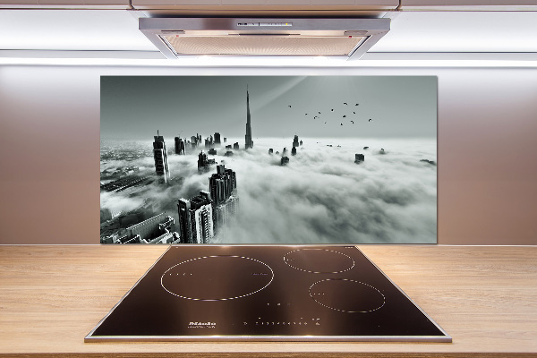 Crédence de cuisine en verre Brouillard sur Dubaï