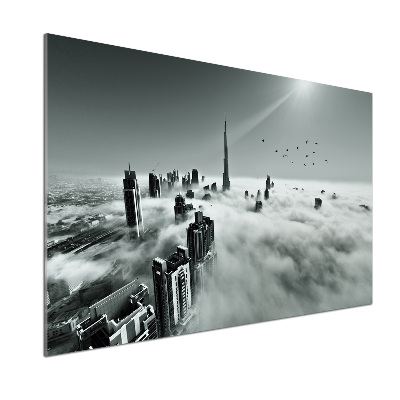 Crédence de cuisine en verre Brouillard sur Dubaï