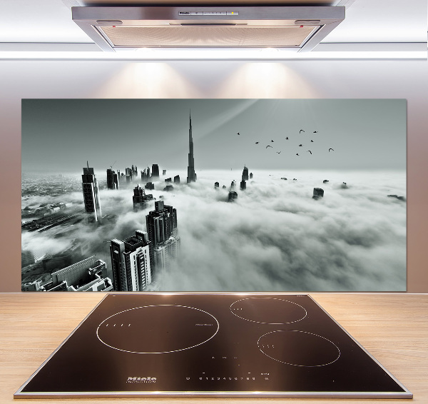Crédence de cuisine en verre Brouillard sur Dubaï