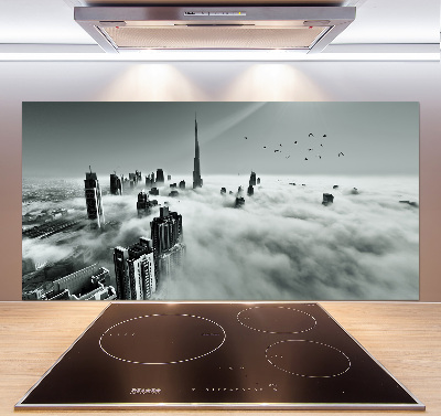 Crédence de cuisine en verre Brouillard sur Dubaï