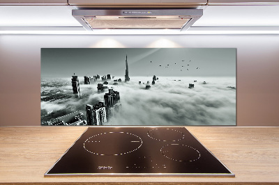 Crédence de cuisine en verre Brouillard sur Dubaï
