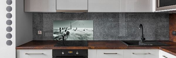 Crédence de cuisine en verre Brouillard sur Dubaï