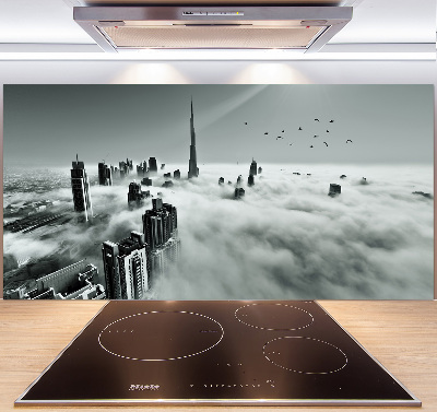 Crédence de cuisine en verre Brouillard sur Dubaï