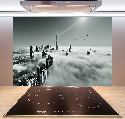Crédence de cuisine en verre Brouillard sur Dubaï