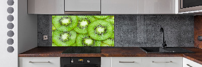 Crédence en verre cuisine Kiwi