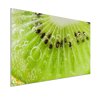 Crédence cuisine en verre trempé Kiwi