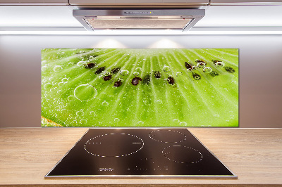 Crédence cuisine en verre trempé Kiwi