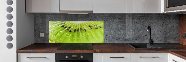 Crédence cuisine en verre trempé Kiwi