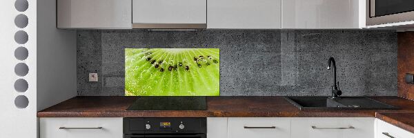 Crédence cuisine en verre trempé Kiwi