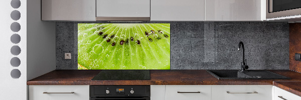 Crédence cuisine en verre trempé Kiwi