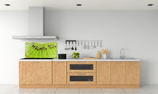 Crédence cuisine en verre trempé Kiwi