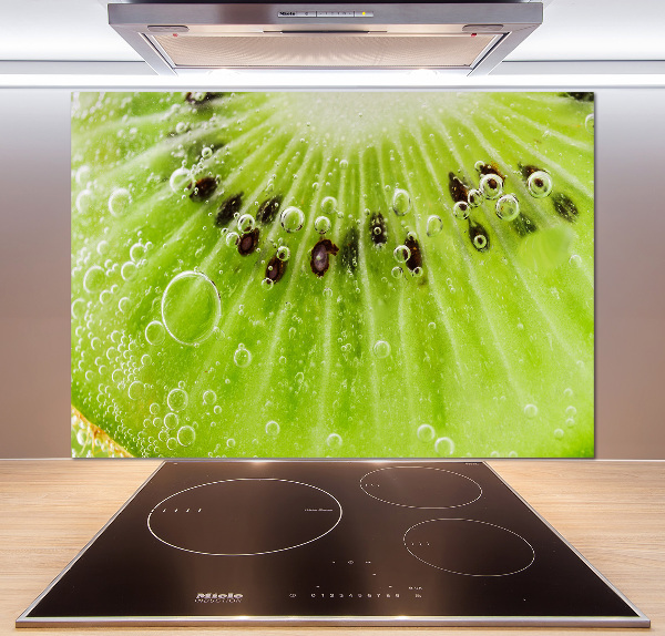 Crédence cuisine en verre trempé Kiwi
