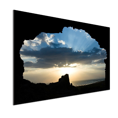 Verre pour crédence Coucher de soleil