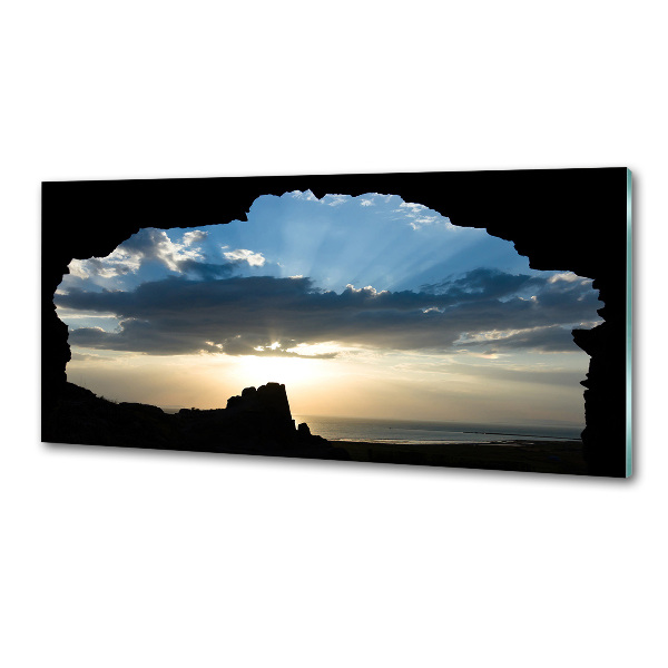 Verre pour crédence Coucher de soleil
