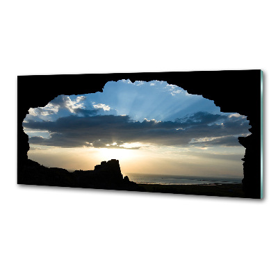 Verre pour crédence Coucher de soleil