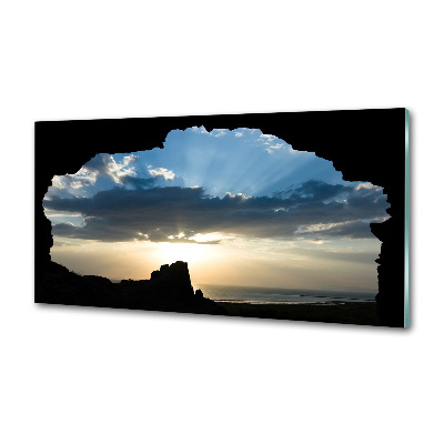 Verre pour crédence Coucher de soleil