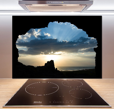 Verre pour crédence Coucher de soleil