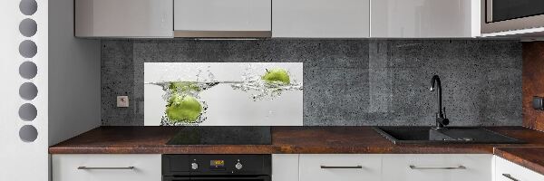 Panneau crédence cuisine Pomme sous l'eau
