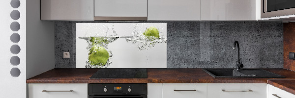 Panneau crédence cuisine Pomme sous l'eau