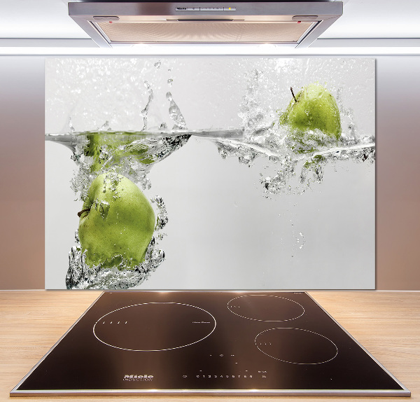 Panneau crédence cuisine Pomme sous l'eau