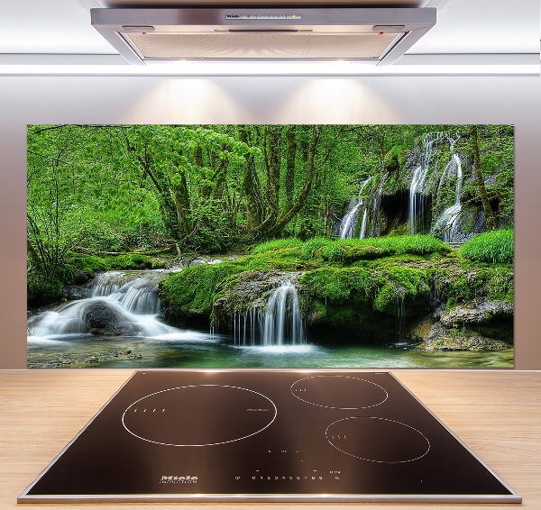 Panneau crédence cuisine Cascades