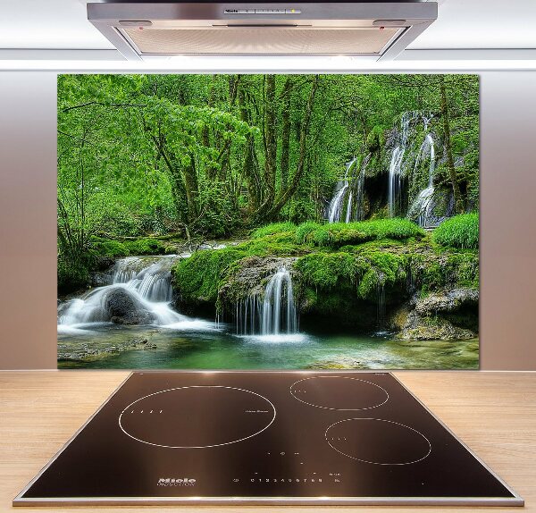 Panneau crédence cuisine Cascades