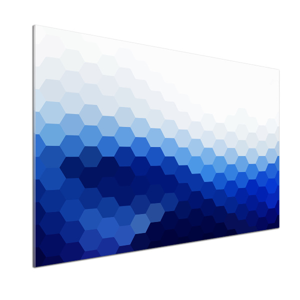 Crédence en verre avec motif Cubes en arrière-plan