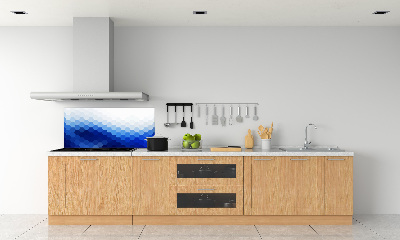 Crédence en verre avec motif Cubes en arrière-plan