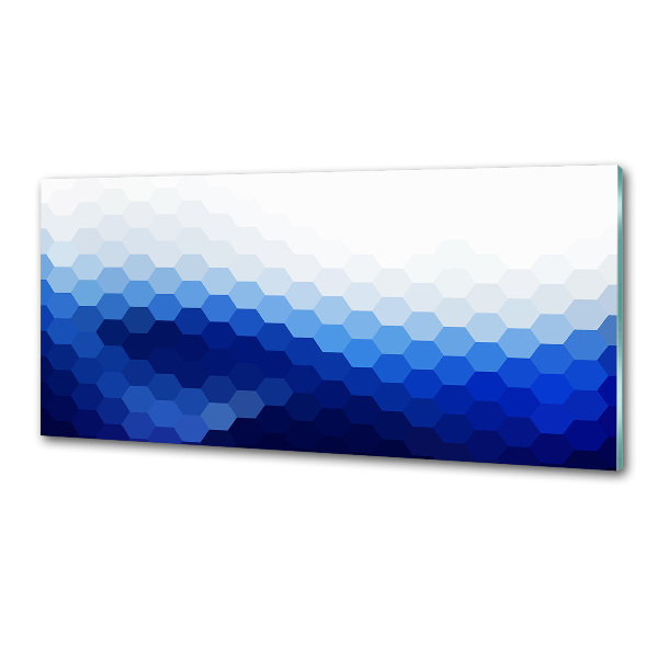 Crédence en verre avec motif Cubes en arrière-plan