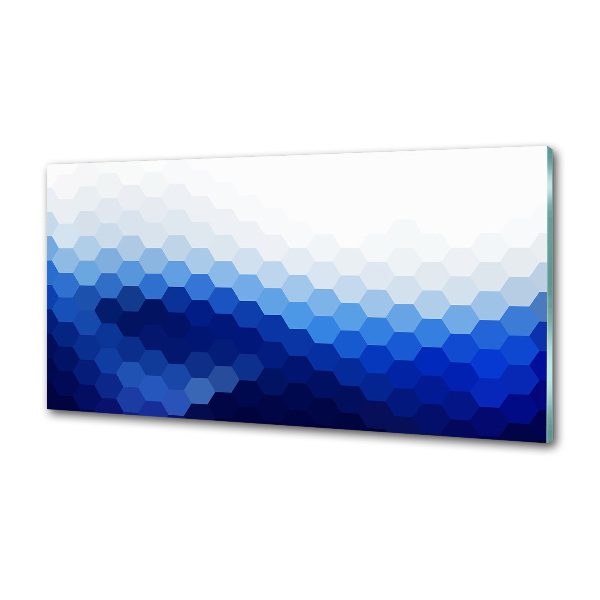 Crédence en verre avec motif Cubes en arrière-plan