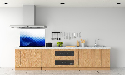 Crédence en verre avec motif Cubes en arrière-plan