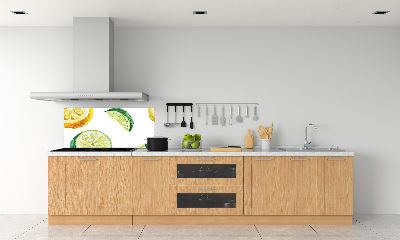Panneau crédence cuisine Citron et citron vert