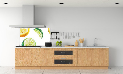 Panneau crédence cuisine Citron et citron vert