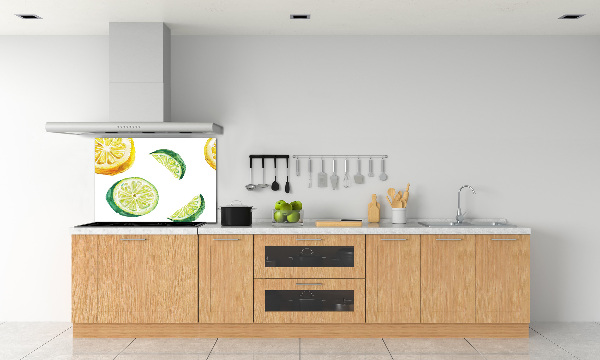Panneau crédence cuisine Citron et citron vert