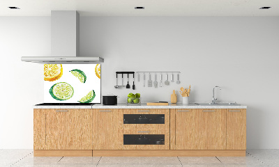 Panneau crédence cuisine Citron et citron vert