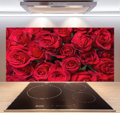 Panneau pour cuisine Roses rouges