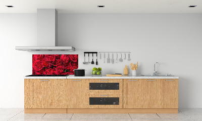 Panneau pour cuisine Roses rouges