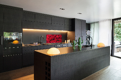 Panneau pour cuisine Roses rouges