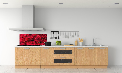 Panneau pour cuisine Roses rouges
