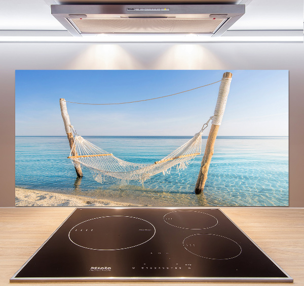 Crédence de cuisine Hamac en bord de mer
