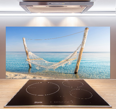 Crédence de cuisine Hamac en bord de mer